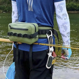2.1L Waterproof Fishing Waist Pack – Airtight TPU Design, Adjustable Sling for Fly Fishing & Outdoor Adventures