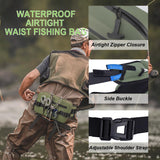 2.1L Waterproof Fishing Waist Pack – Airtight TPU Design, Adjustable Sling for Fly Fishing & Outdoor Adventures