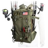 Portable Multifunctional Large Storage Fishing Tackle Box Backpack