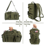 Portable Multifunctional Large Storage Fishing Tackle Box Backpack